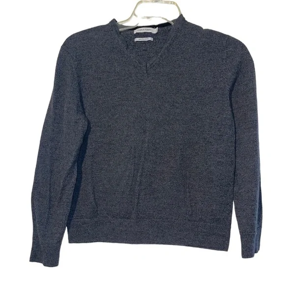 Calvin Klein Men’s Merino wool sweater. Size Large  GUC - Picture 3 of 6